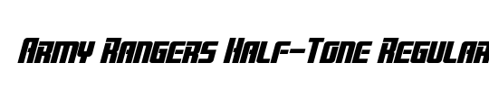 Army Rangers Half-Tone