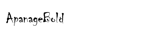 ApanageBold