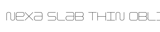 Nexa Slab Thin Oblique