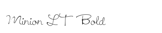 Minion LT Bold