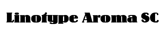 LinotypeAromaSC