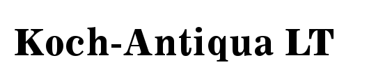 KochAntiqua LT