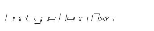 LinotypeHenri Axis