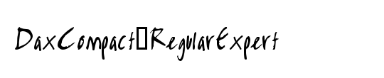 DaxCompact-RegularExpert