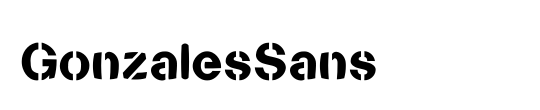 GonzalesSans
