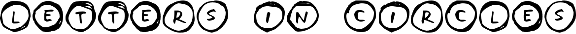 Letters in Circles