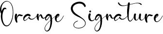 Orange Signature