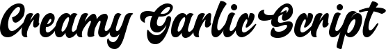 Creamy Garlic Script