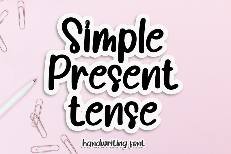 Simple Present Tense illustration